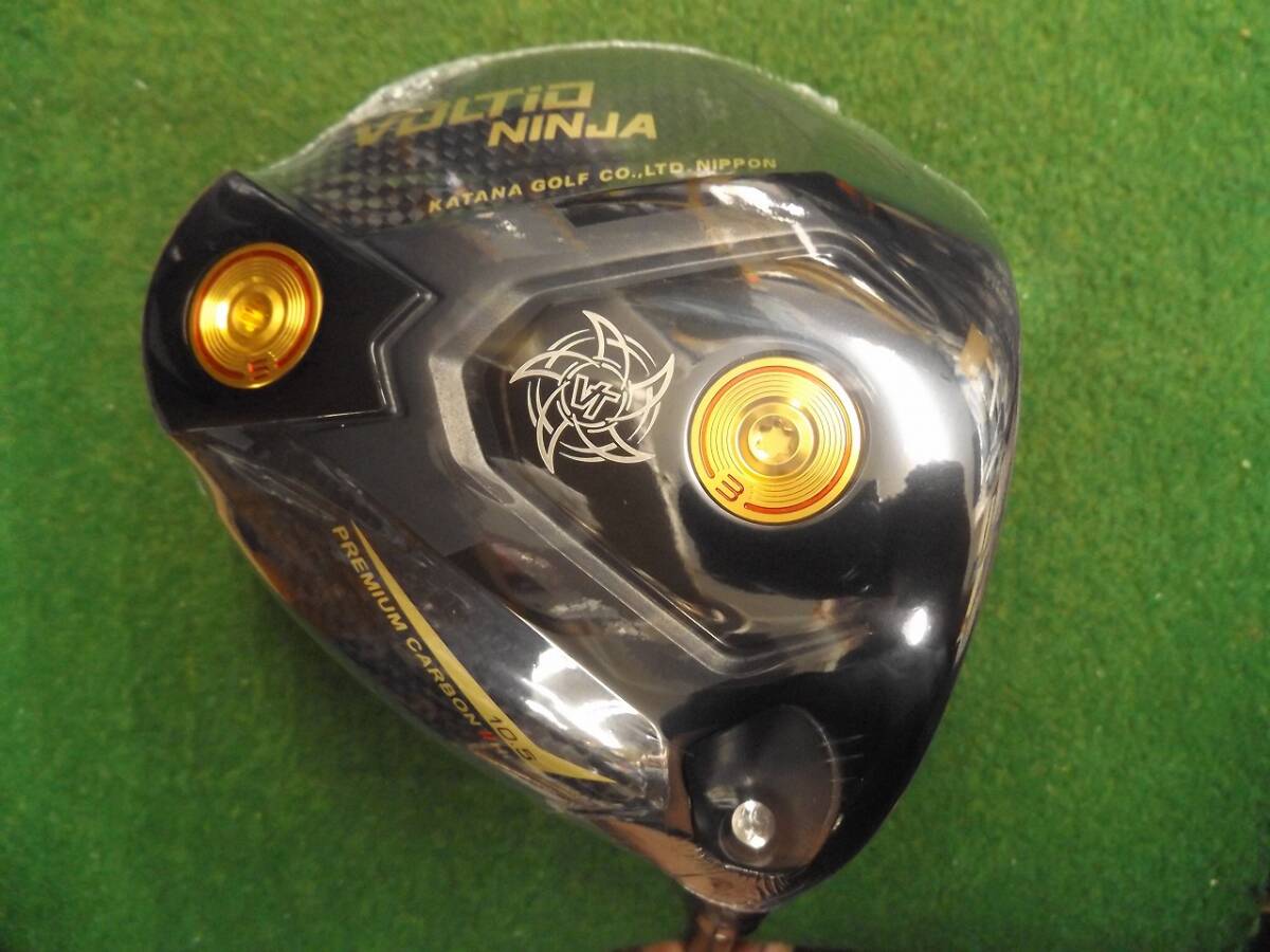 【税込】1107 VOLTiO NINJA PREMIUM CARBON Ⅱ Hi 10.5° 純正カーボン R カバー有 新品 高反発 カタナゴルフ ボルティオ ニンジャ .977678拍卖