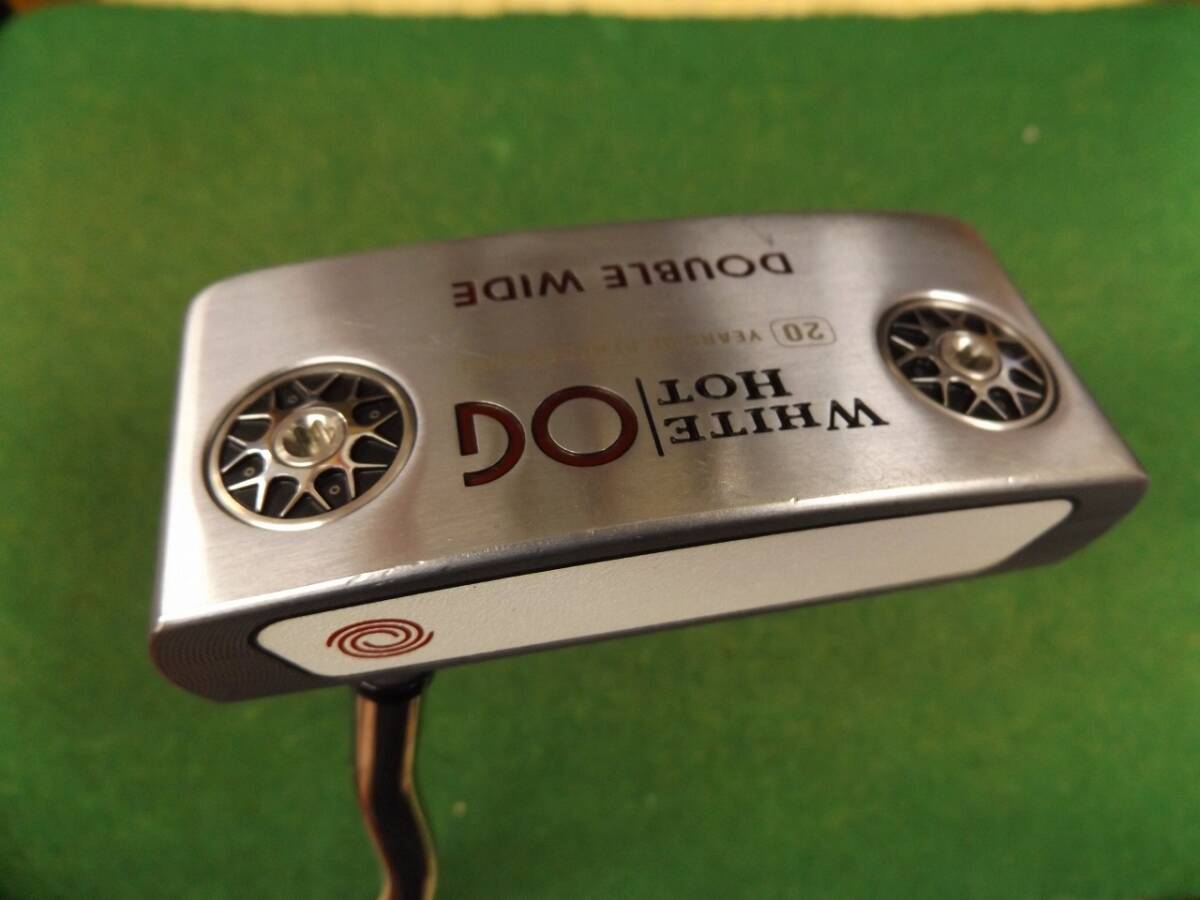 【税込】6848 WHITE HOT OG DOUBLE WIDE 34インチ STROKE LAB シャフト カバー有 オデッセイ ダブルワイド パター .978040拍卖