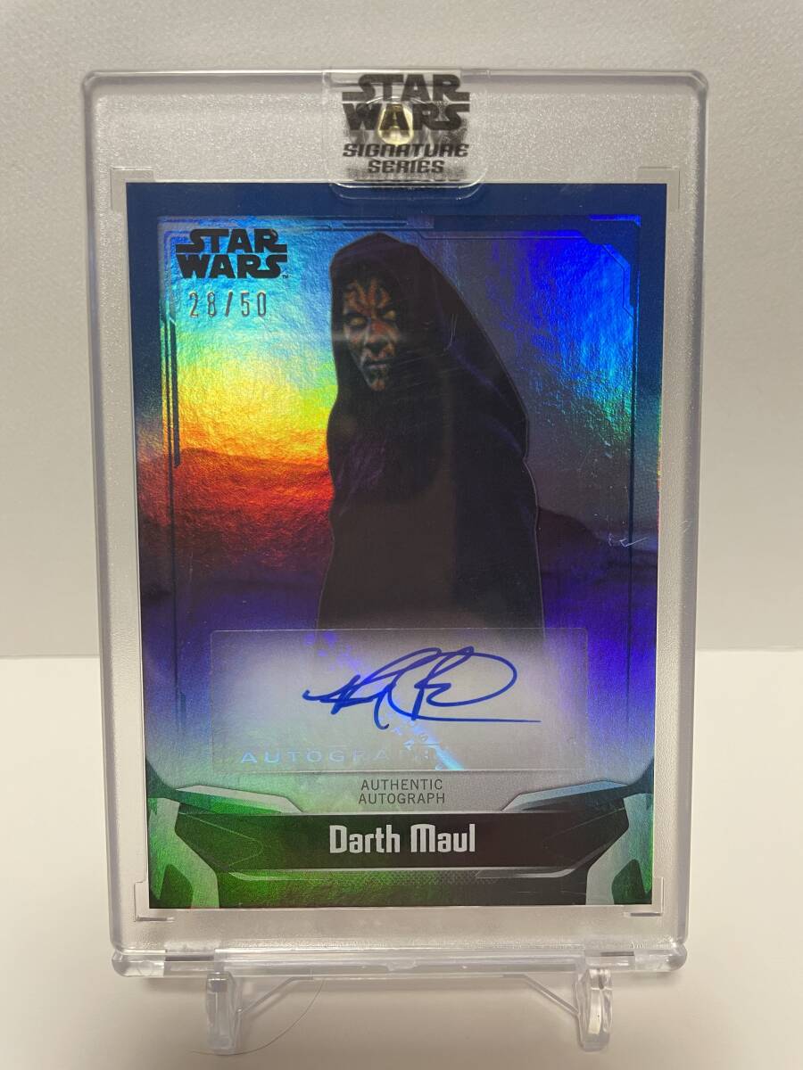 topps star wars ray park /50 auto Darth Maul ダースモール レイ・パーク signature series カード STAR WARS スターウォーズ 直筆サイン拍卖