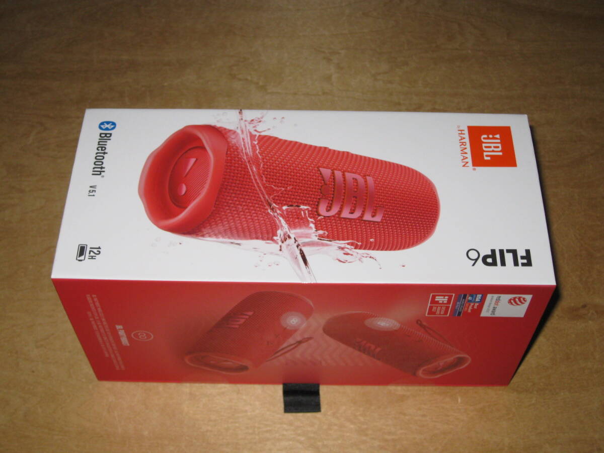 未開封 保証付き JBL FLIP6 Bluetooth スピーカー JBLFLIP6RED レッド 送¥600~ 拍卖