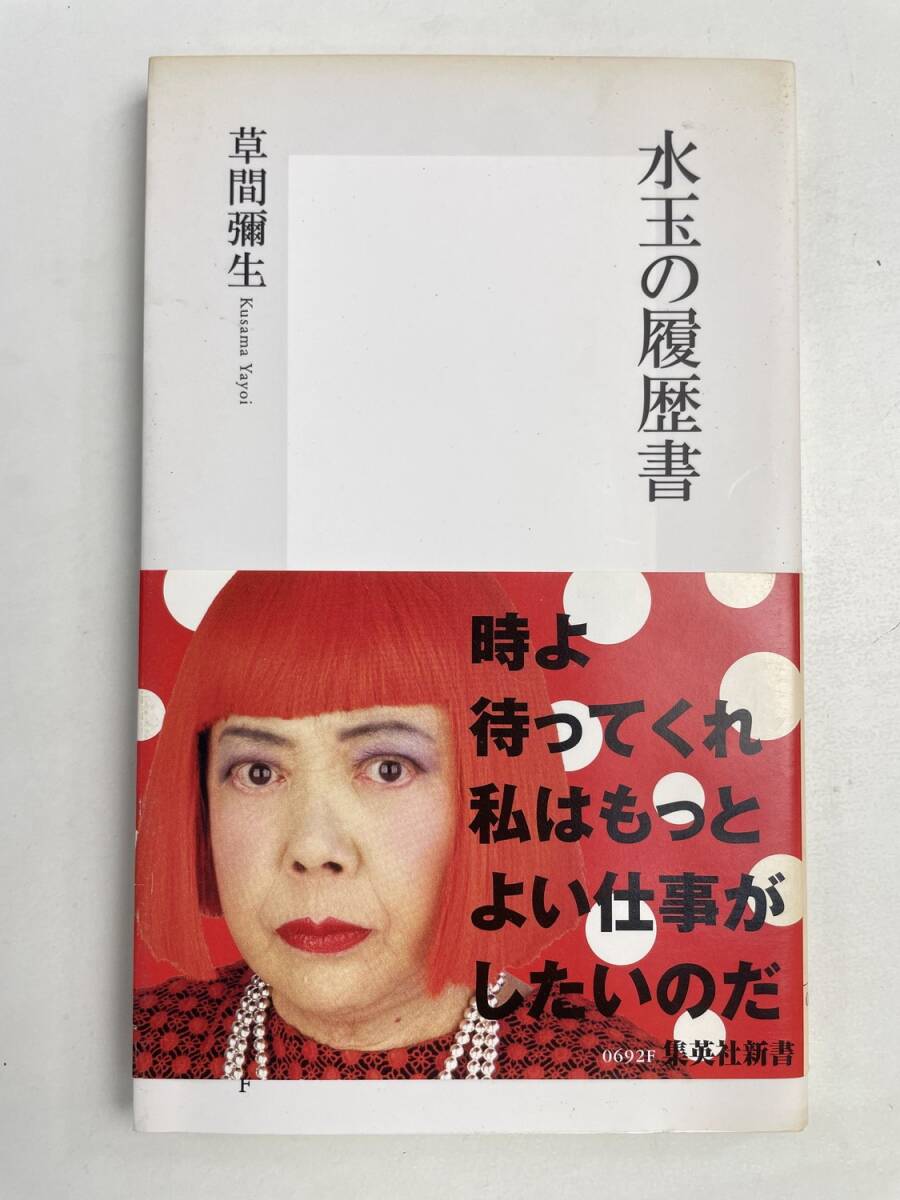 草間 彌生 水玉の履歴書 集英社新書 平成25年 2013年発行【K167760】拍卖