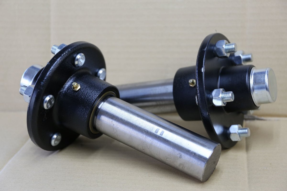 CVP 5穴ハブ&スピンドルセット PCD114.3 1台分セット 耐久荷重1500kg  (2023新製品グリスニップル付き・完成品渡し)拍卖