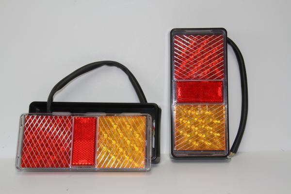 Groupstar LED 角型防水テールランプ B 左右セット CVP 12V テールライト 尾灯 制動灯拍卖