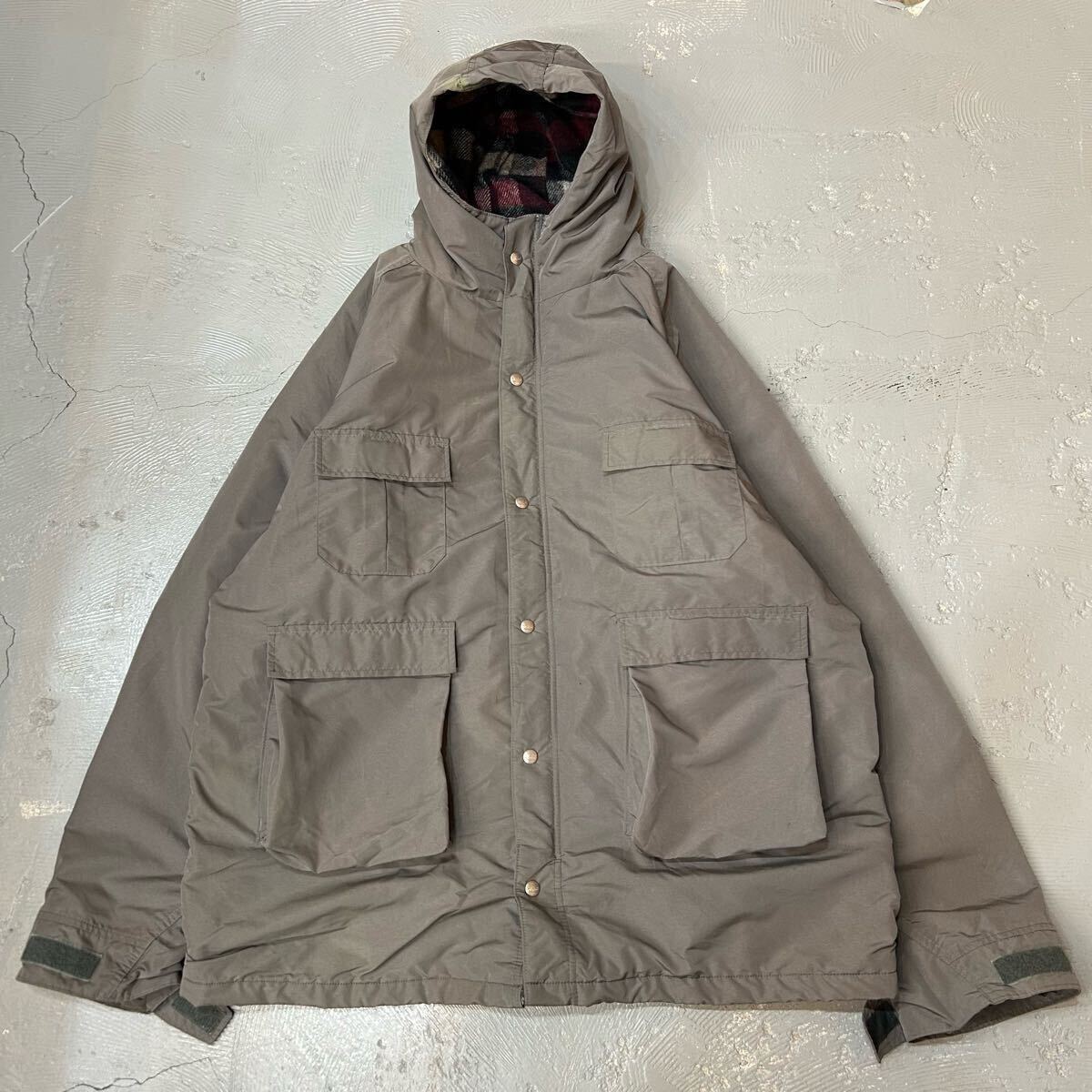名作 80年代 エルエルビーン L.L.bean BAXTER STATE PARKA バクスターステートパーカー ビッグサイズ ビンテージ 古着 メンズ 2XL / mm06拍卖