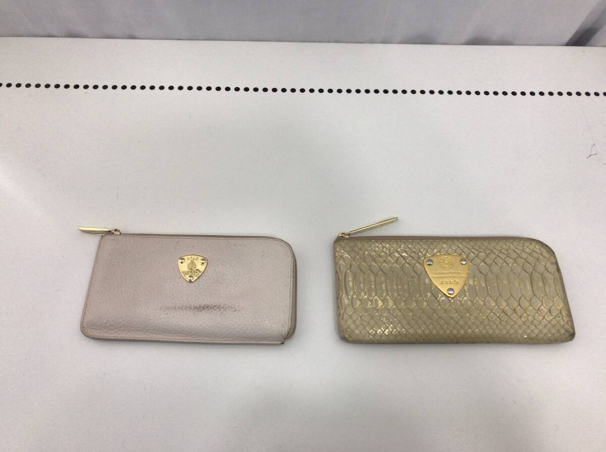 ATAO 長財布 ホワイト ゴールド 2個セット アタオ E77拍卖