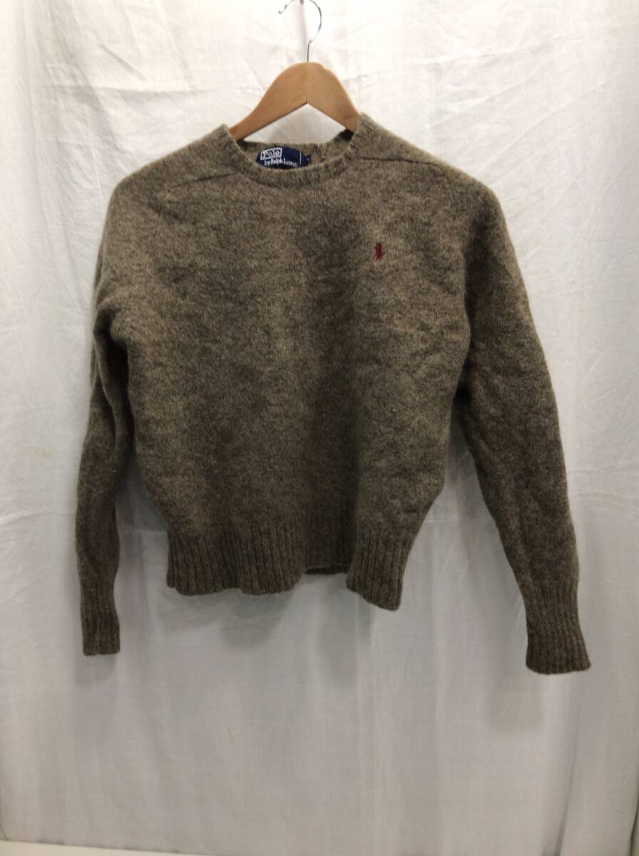 polo ニット ブラウン Mサイズ レディース ポロ A37拍卖