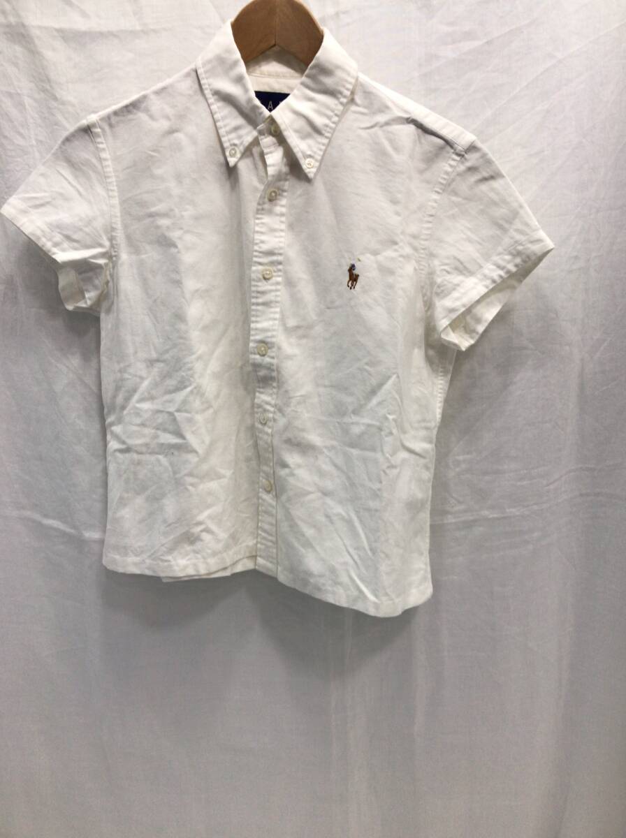 Ralph Lauren 半袖 シャツ ホワイト サイズ11 子供 男の子 ラルフローレン E64拍卖