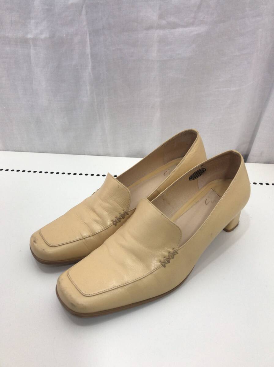 ing パンプス クリーム レディース 24.5cm イング A16k1拍卖