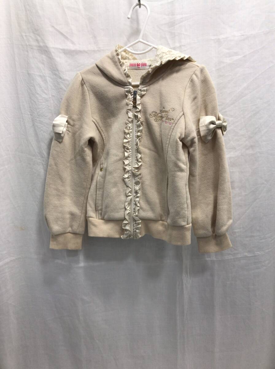 mezzo piano パーカー ピンク 110cm キッズ 女の子 メゾピアノ E75拍卖