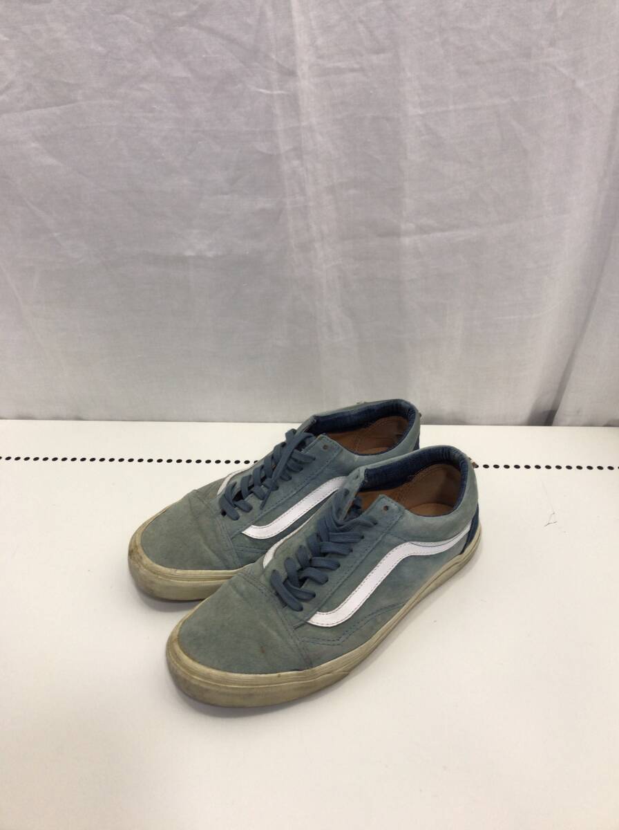 VANS スニーカー ブルー サイズ メンズ US9 レディース US10.5 ヴァンス E66拍卖