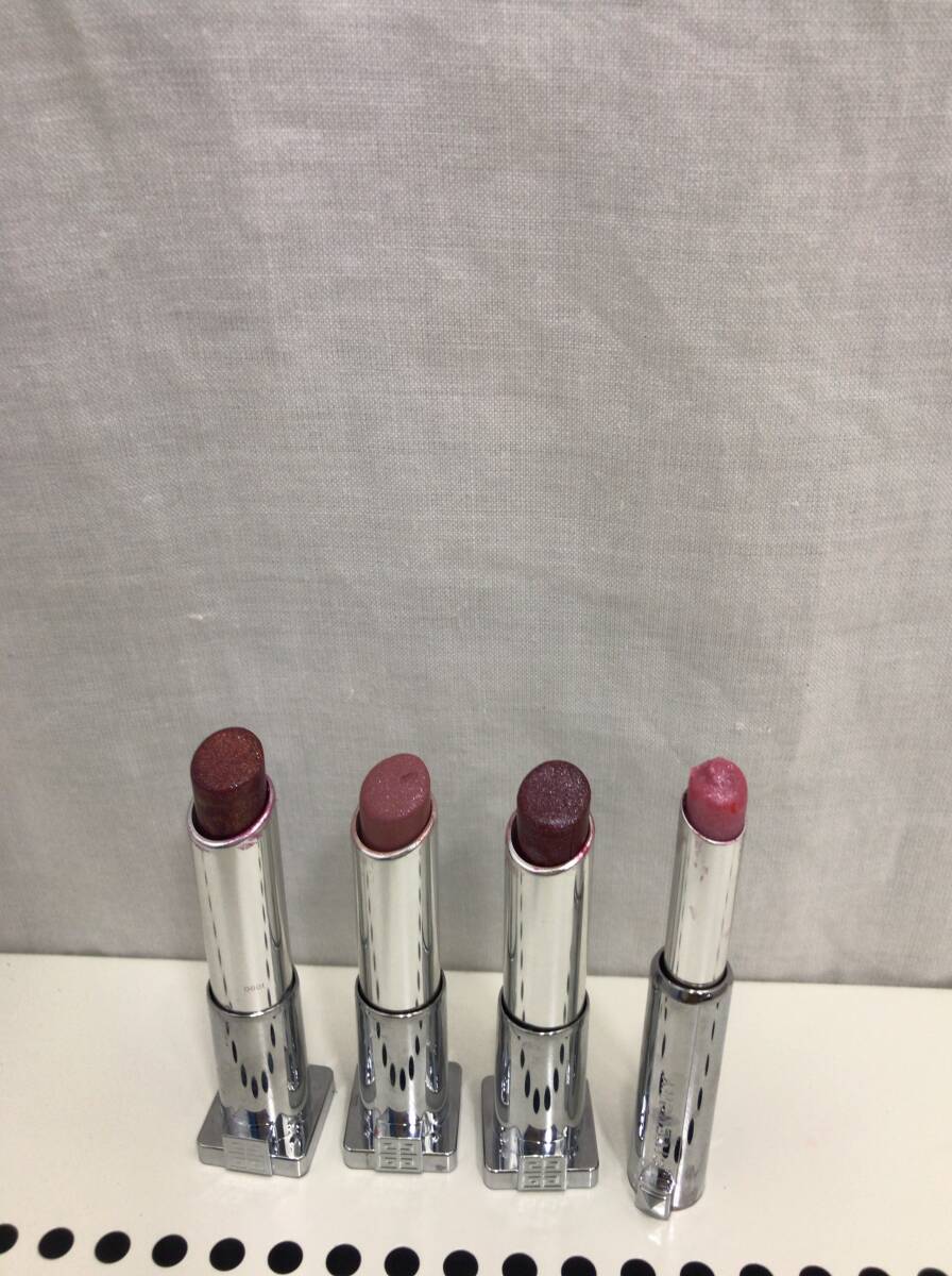 GIVENCHY ランテルディ リップステック 3本 品番 23 105 22 ルージュ パーフェクト 1本 品番 03 口紅 コスメ ジバンシィ P拍卖