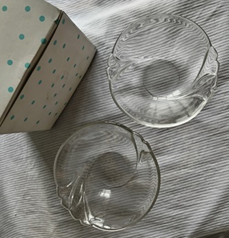 HOYAクリスタル☆ガラス小鉢2個セット拍卖