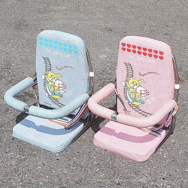 【新潟発】折り畳み式チャイルドシート2個セット ベビーシート 昭和レトロ 子供椅子 こども椅子 レトロ 折り畳み 椅子 自転車屋廃業 中古拍卖