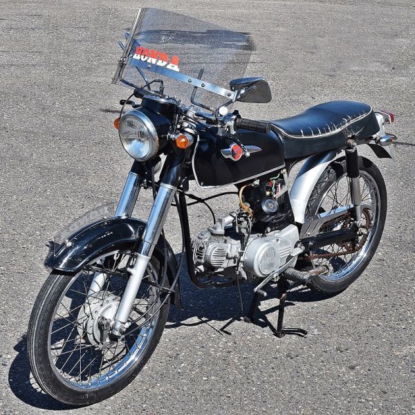 【新潟発】ホンダ CD50 ベンリィ バイク ギア車 4速 希少 レトロ 50cc キックスタート カスタム ベース車 現状販売 BENLY HONDA 中古 北陸拍卖
