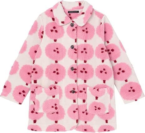 Lサイズ マタノアツコ 俣野温子☆ワコール新品タグ付 ガウン ジャケット ローブ コート 大きな木 IV 長袖ボアジャガード あったか拍卖