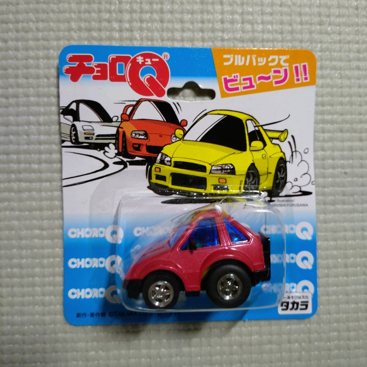 追跡付送料180円~ ローソン限定 チョロQ (台湾) トヨタ スプリンタートレノ AE86 パールレッド 1999年拍卖