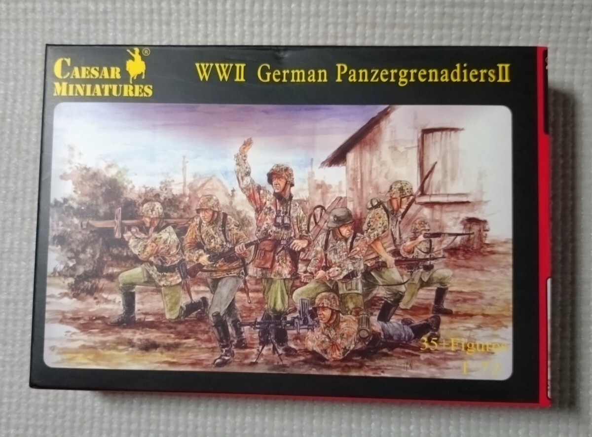 追跡付送料180円~ 1/72 ドイツ軍 装甲擲弾兵 迷彩スモック着用 36体 WWII German Panzergrenadiers Caesar拍卖