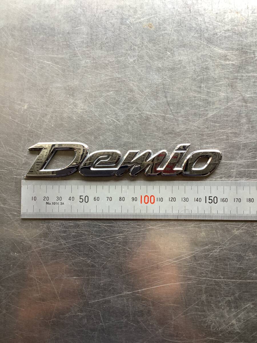マツダ デミオ DEMIO エンブレム 純正 メッキ拍卖