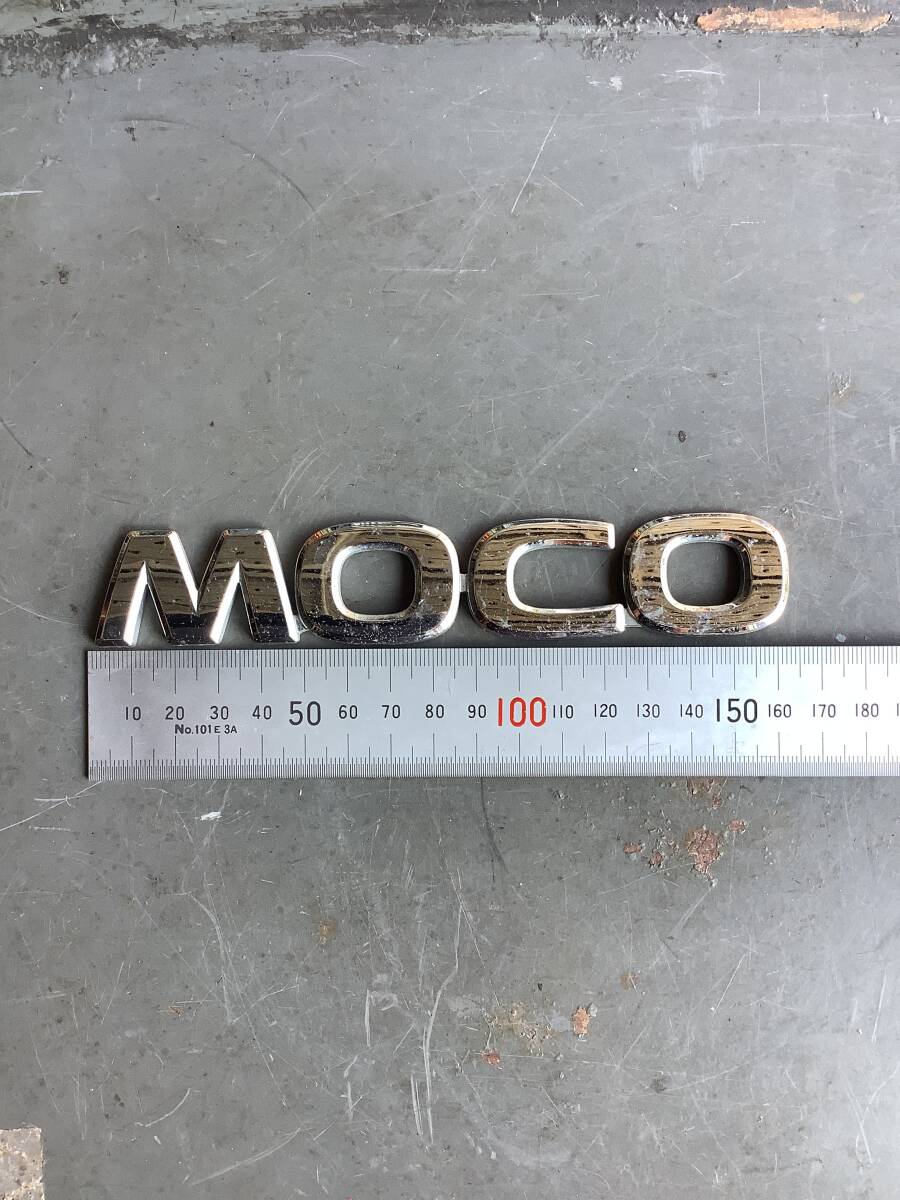 日産 NISSAN モコ MOCO エンブレム 純正 メッキ拍卖