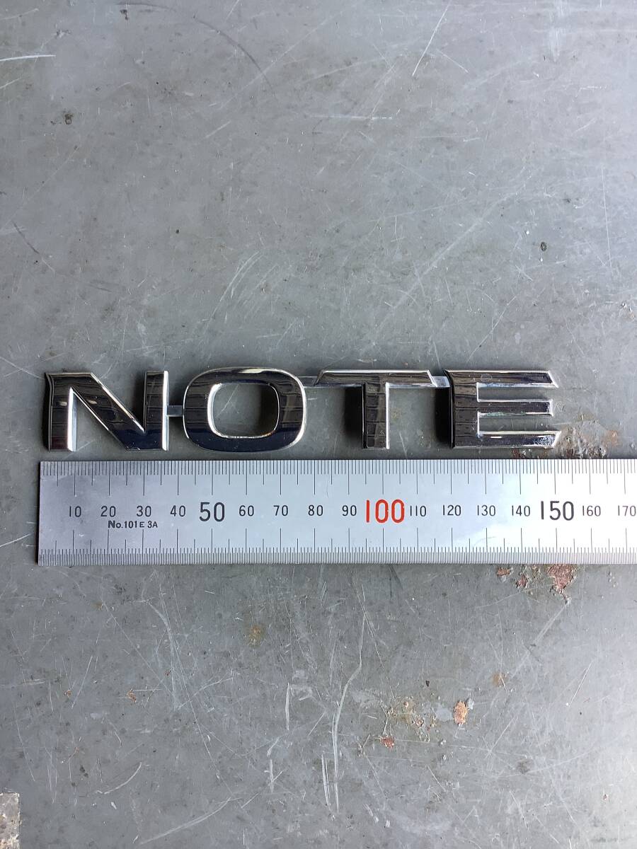 日産 NISSAN ノート NOTE エンブレム 純正 メッキ拍卖