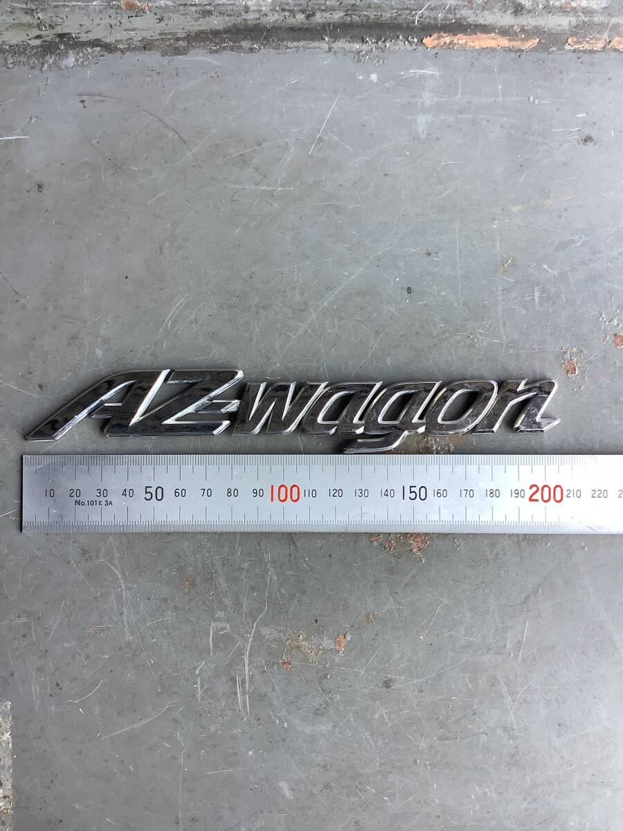 マツダ AZワゴン ワゴンR エンブレム 純正 メッキ スズキ拍卖