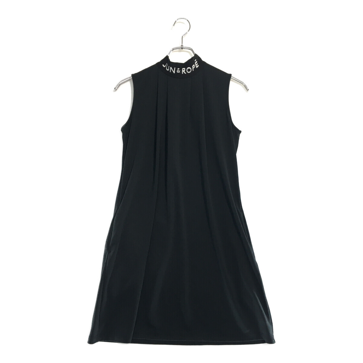 coco 中古【値下げ】 ジュン&ロペ JUN&ROPE レディース ワンピース S 黒 ブラック ノースリーブレターパックプラス発送可 102357拍卖