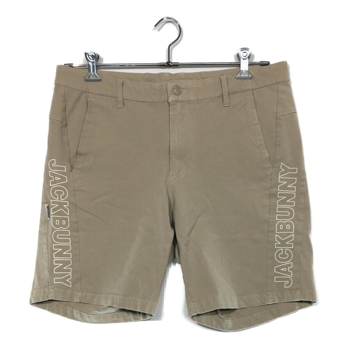 coco 中古 【値下げ】ジャックバニー Jack Bunny!! メンズ ハーフパンツ 6(LL) ベージュ ストレッチ レターパックプラス発送可 103406拍卖