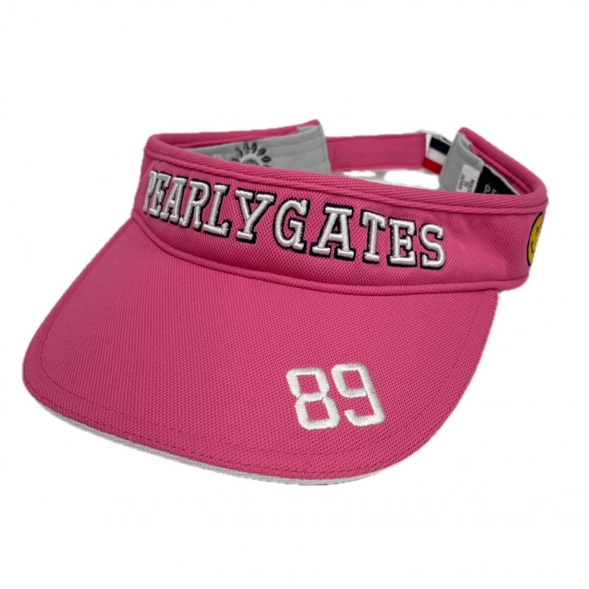 coco 中古 パーリーゲイツ PEARLY GATES サンバイザー フリー ピンク カポレイゴルフクラブ限定 レターパックプラス発送可 K020599拍卖