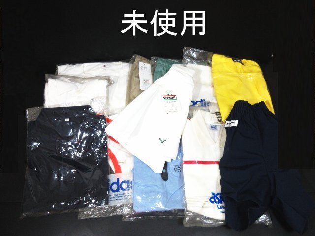 ウ987△ スポーツウエア/デサント/ユニフォーム/アシックス/半袖シャツ/テニススカート 他/ サイズS // 計12点 //メンズ レディース/未使用拍卖