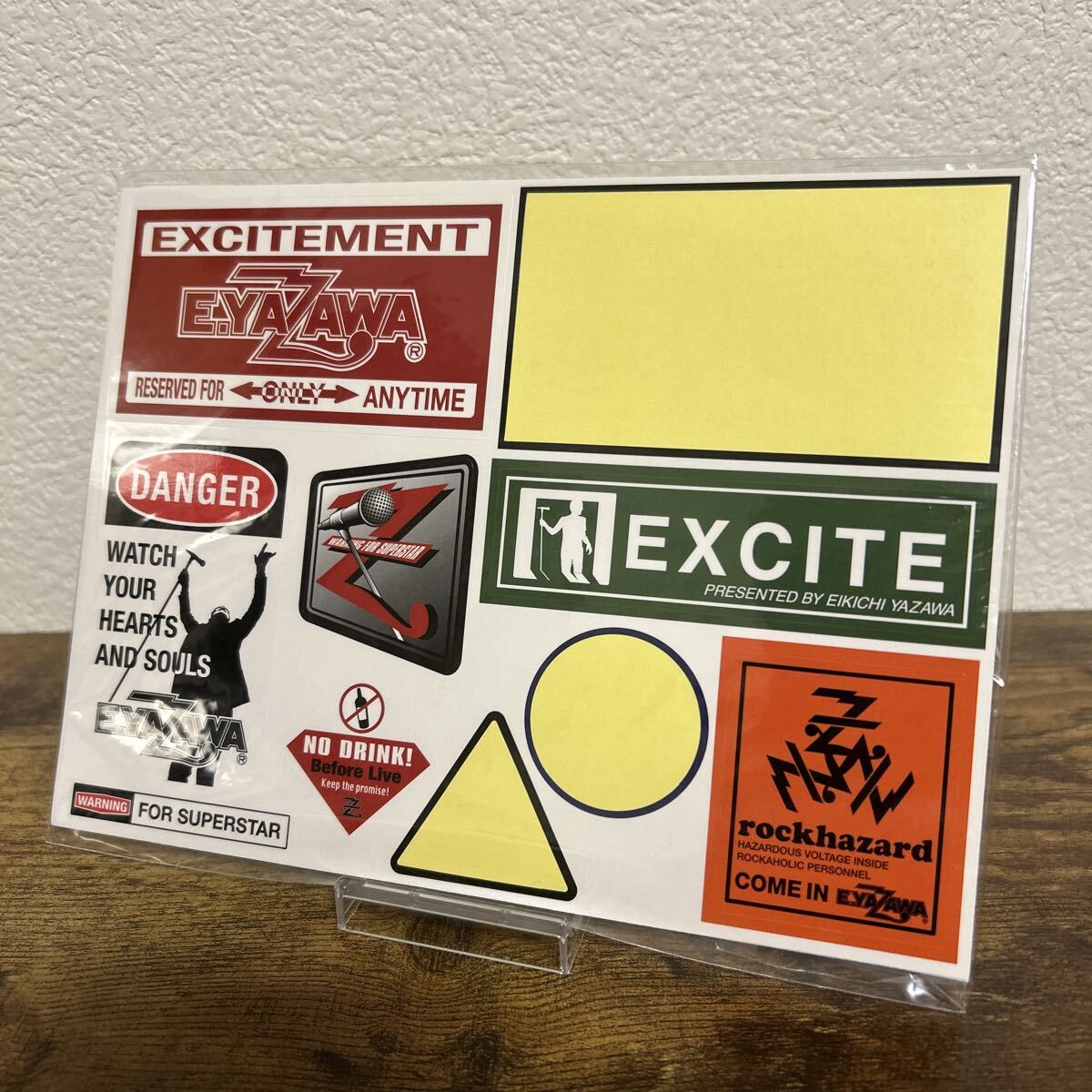 未使用 当時物 矢沢永吉 コレクション yazawa 激レア グッズ 入手困難 アクセサリー ロゴ ステッカー シール拍卖