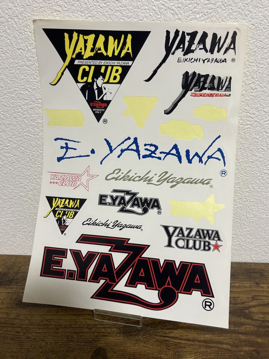 A未使用 ステッカー 矢沢永吉 オフィシャル 正規品 YAZAWA レア 入手困難 ロゴ シール ヤザワクラブ シルエット拍卖