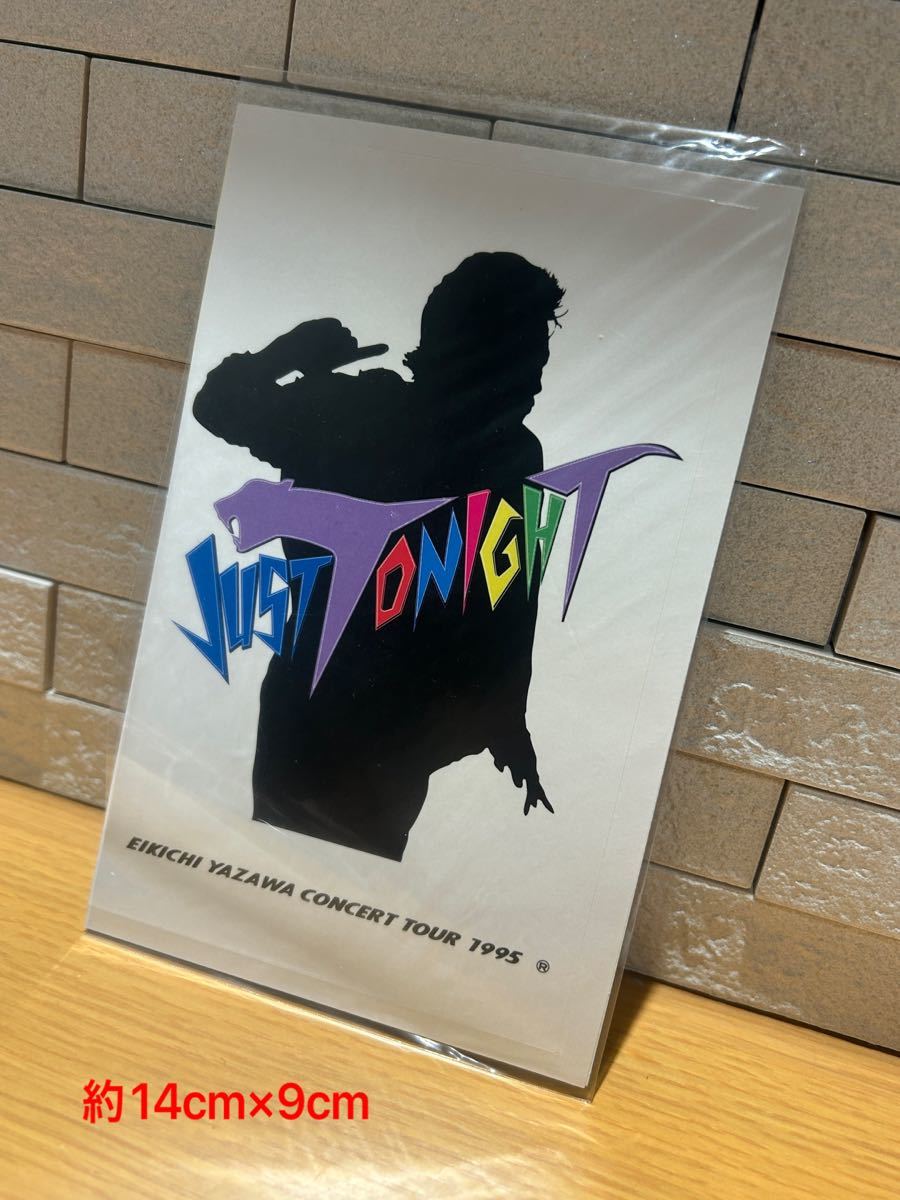 新品 当時物 正規品 矢沢永吉 YAZAWA 激レア コレクション グッズ 入手困難 ステッカー just tonight 1995 ロゴ 拍卖