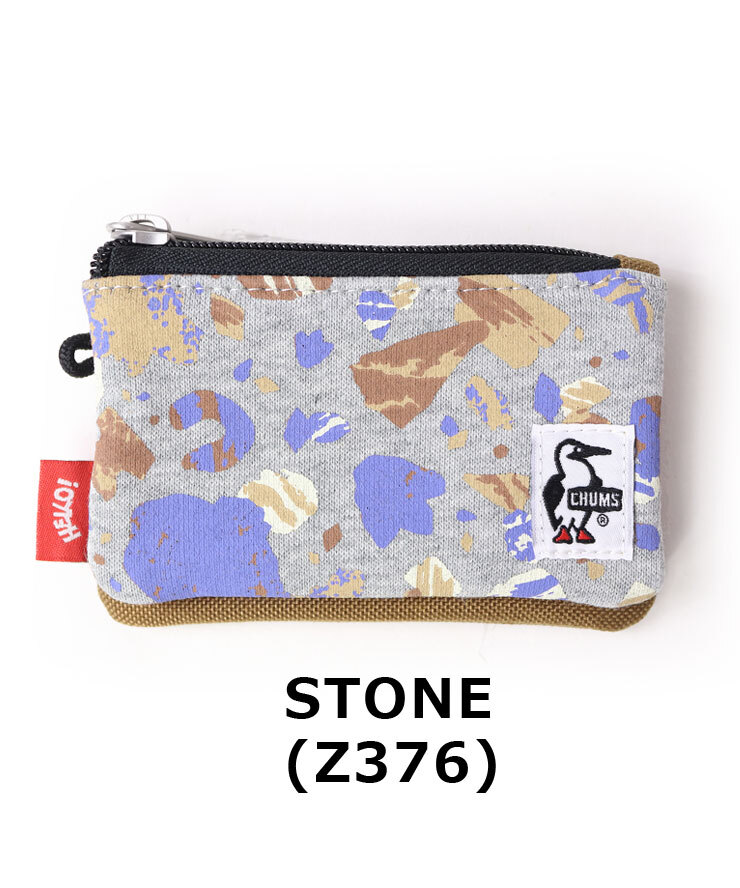 < ストーン(Z376) >CHUMS チャムス カードコインケーススウェットナイロン CH60-3456 大容量 薄型 ギフト ミニ財布 小銭入れ拍卖