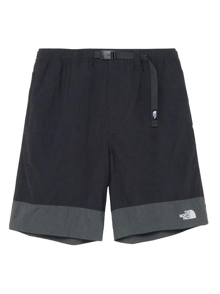 <Mサイズ><ブラック×アスファルトグレー>THE NORTH FACE ザ・ノース・フェイス ヌプシショーツ NUPTSE SHORT ショートパンツ NB42552拍卖