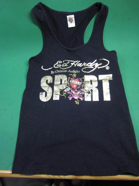 エドハーディー Ed Hardy タンクトップ 黒 拍卖