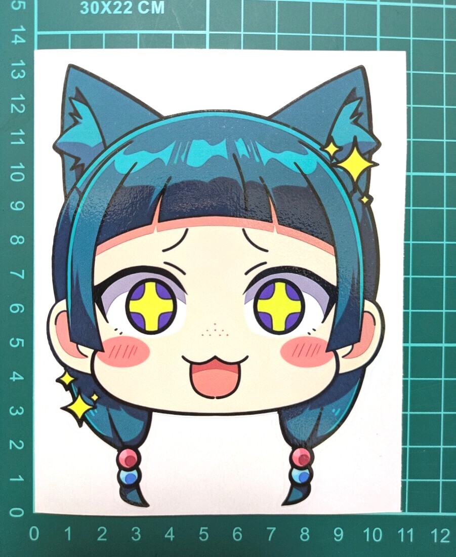 女の子 japanese 痛車 ステッカー 転写シール拍卖