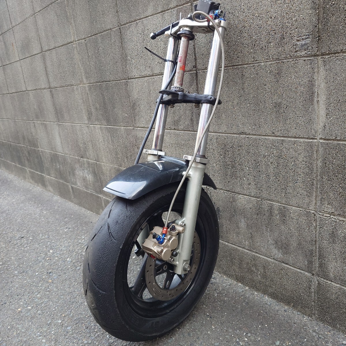 エイプ NSR50 NS-1 HONDA 純正フロントフォーク 純正フロント ディスク化 モンキー ゴリラ ダックス グロム TAKEGAWA拍卖