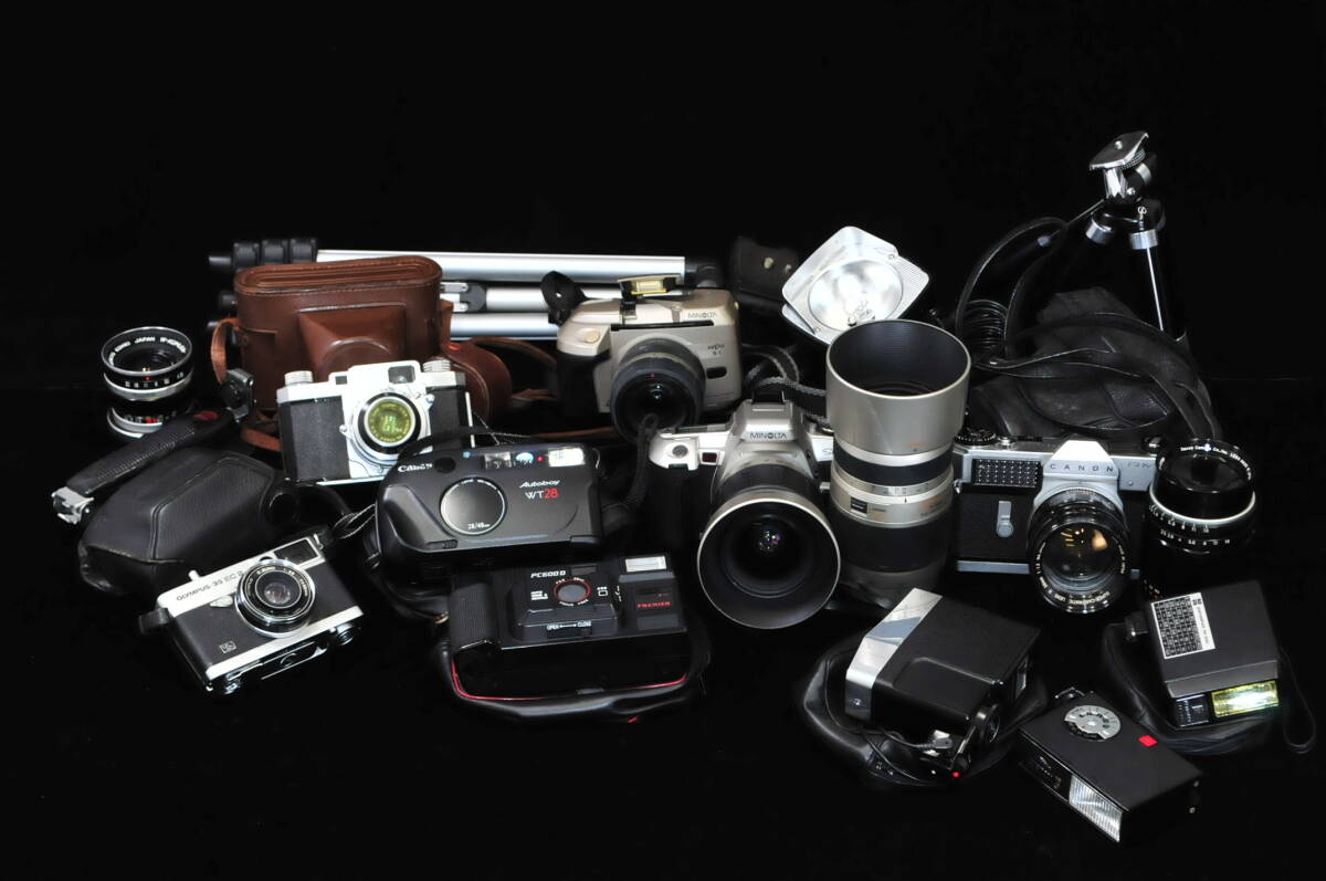カメラ・レンズ・備品まとめ キャノン・ミノルタ・ウィンザー等 ※作動未確認・ジャンク 03107020-3A拍卖
