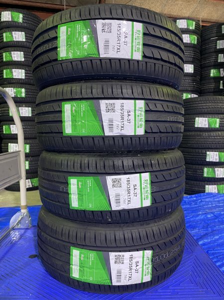 GRM17-25 GOOD RIDE 185/35R17 74V SPORT SA37 4本セット 2022年製拍卖