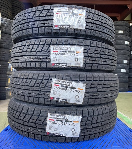 【法人宛限定送料無料】IG79-187 YOKOHAMA 155/80R13 79Q ice GUARD6 IG60 4本セット 2023年製拍卖