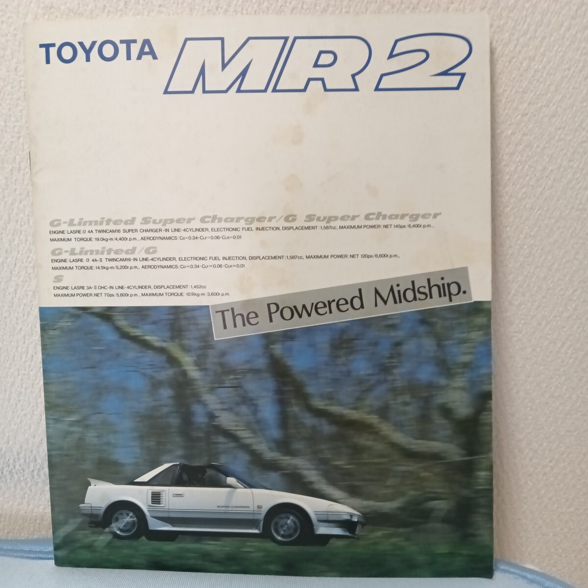トヨタ MR2 カタログ 1988年8月拍卖
