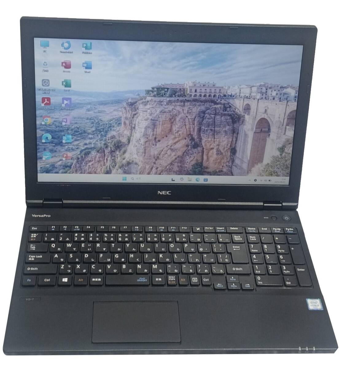 【驚速 NEC VD-T i7-6600U 2.6Ghz x4+8GB+SSD 240GB 15.6インチワイドノートPC】Win11+Office2021/USB3.0■A080203拍卖