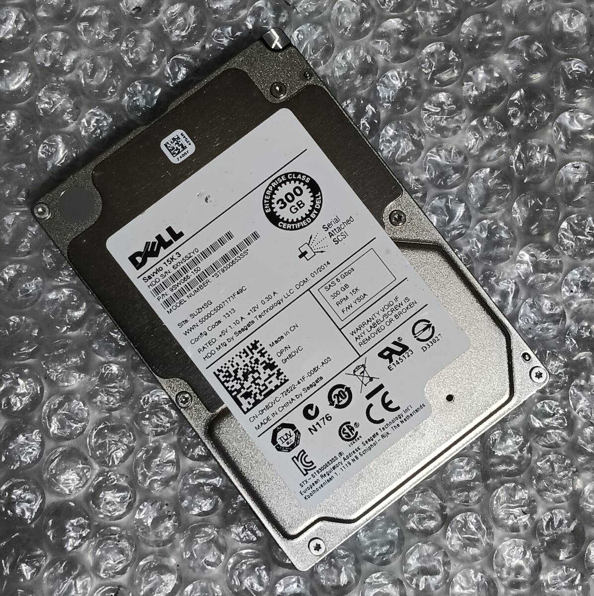 【中古パーツ】 2.5インチ DELL ST9300653SS 15K 300GB SAS HDD 正常/健康品 ■SAS3198拍卖
