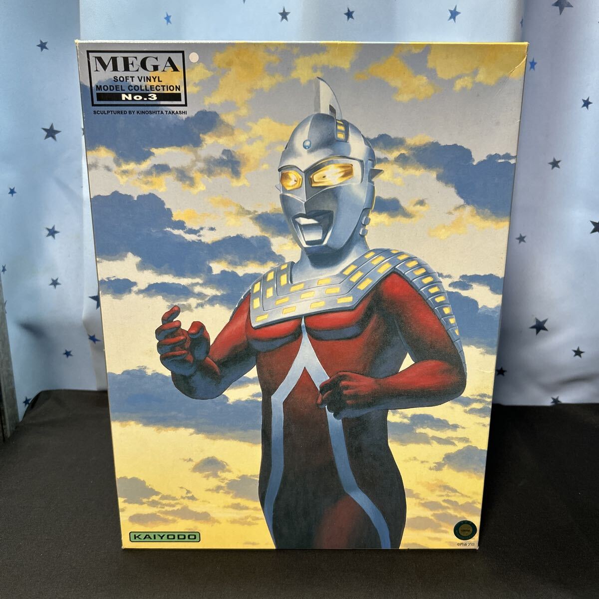 sqro 海洋堂 メガソフビキット メガソフビコレクションNo3 ウルトラマン ウルトラセブン 原型制作 木下隆志 ビッグサイズソフビ拍卖