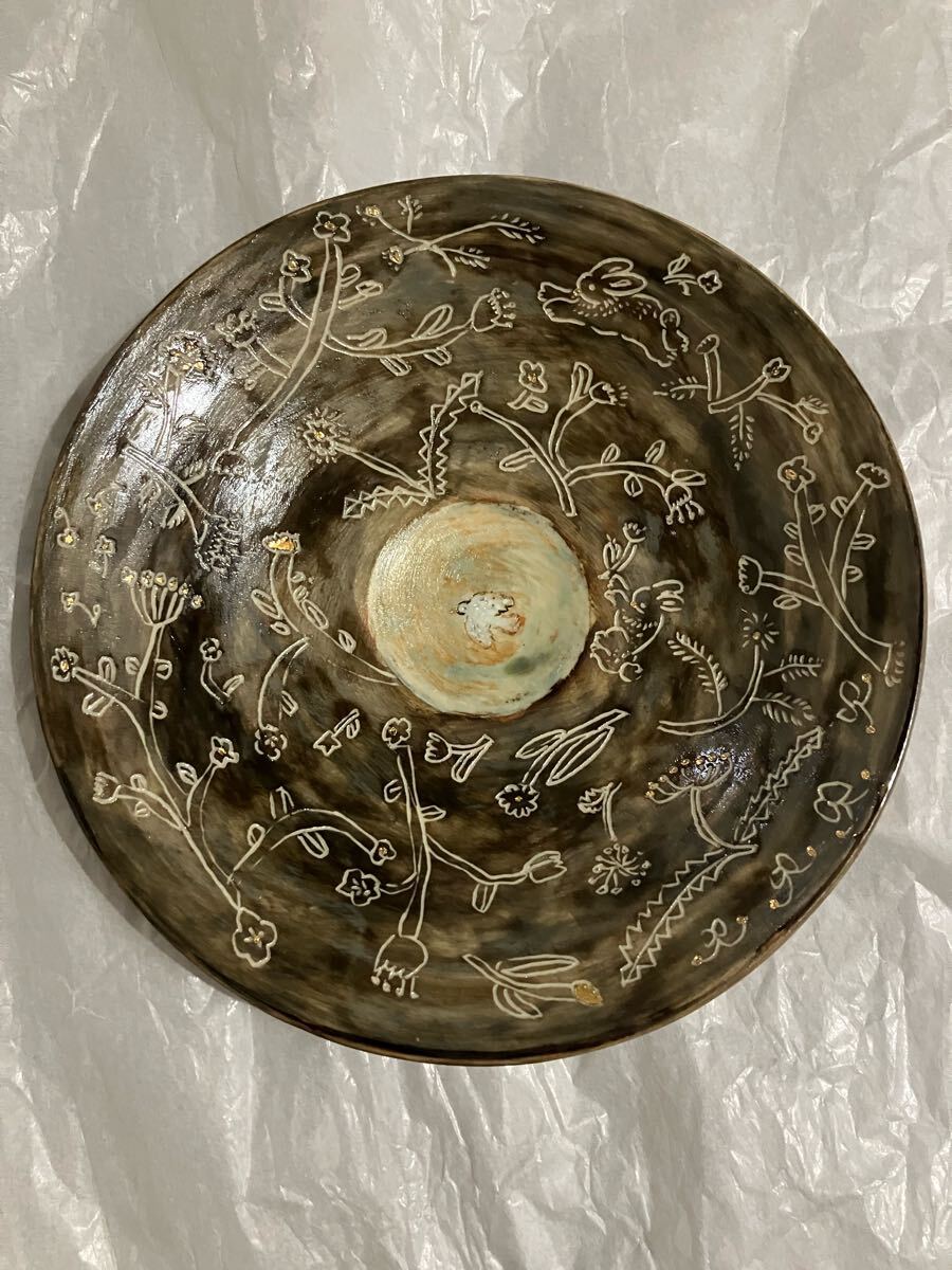 mizacosha ミシャコシャ 皿 直径約20cm拍卖