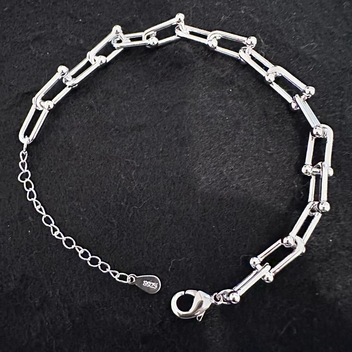 【新品未使用】アンカーチェーン ブレスレット シルバー925 メンズ レディース拍卖