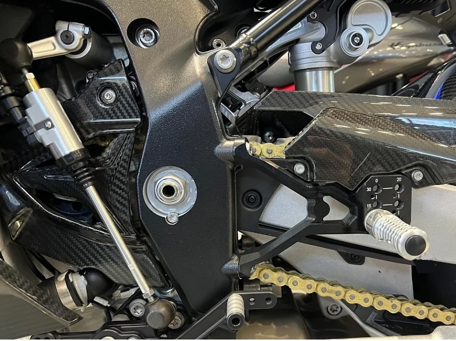 1セット限定特価 BMW S1000RR M1000RR 2019~2025 カーボンヒールガード バックステップ ペダル 6ポジション拍卖
