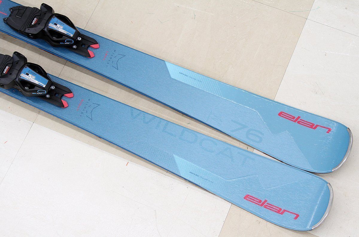 elan エラン スキー板 WILDCAT 76W 150cm + ELW 9.0 23/24年モデル ビンディング付 ワイルドキャット拍卖