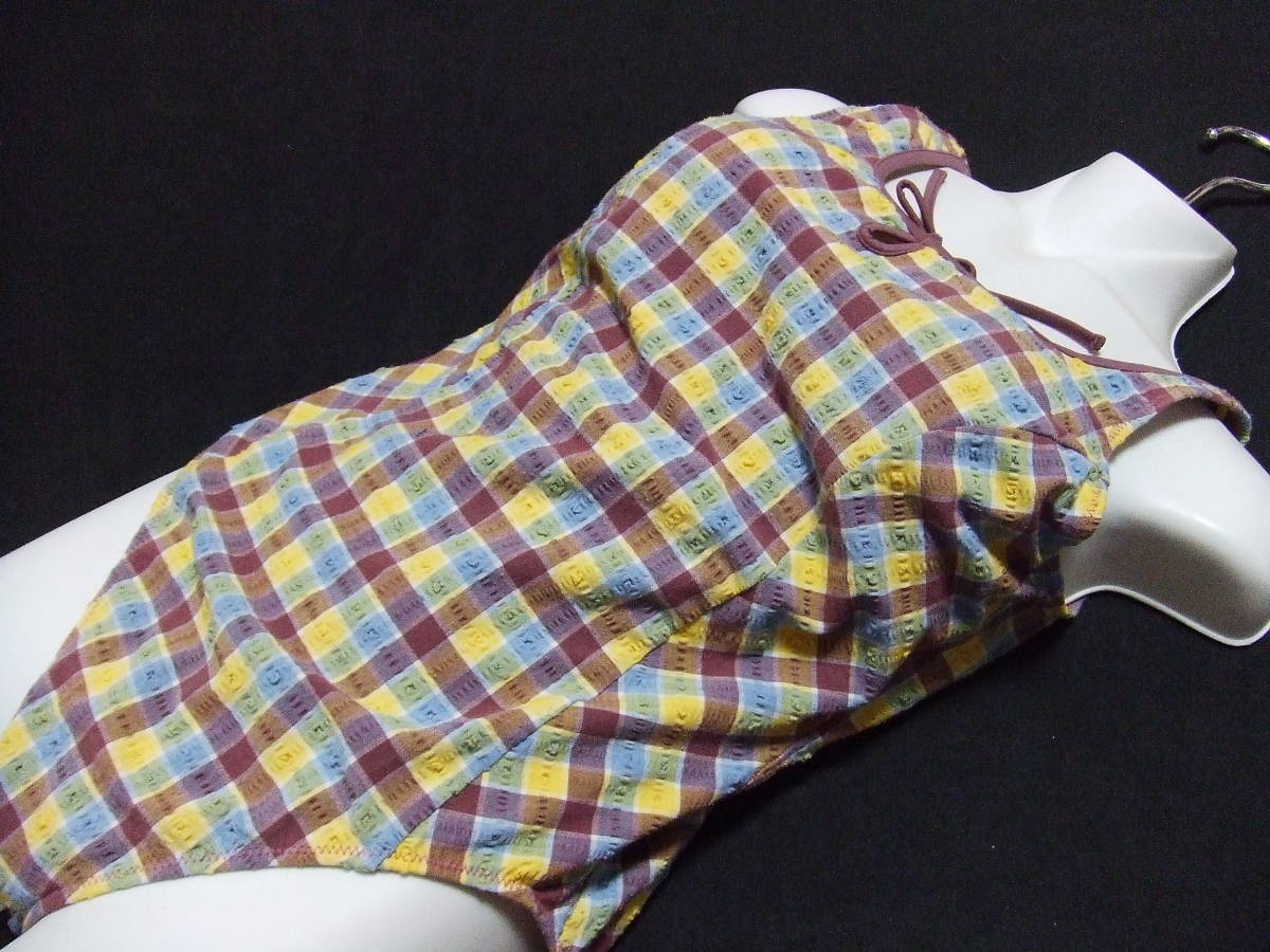 チェック ★ レディース水着★ワンピース バスト83 M194拍卖