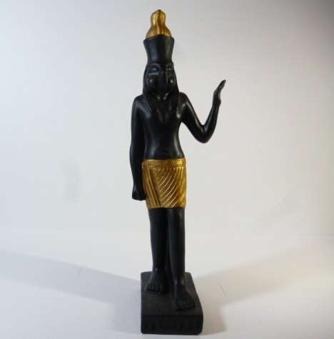 ¶ 古代エジプト ホルス 像 置物 ¶ Egypt ヒエログリフ 神 オブジェ 飾り 古代文明 エジプト ファラオ拍卖